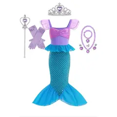 GENERICO - Disfraz sirena niña talla 4 disfraz sirenita ariel