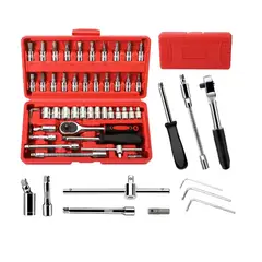 GENERICO - Juego De Copas 46 Piezas Herramientas Trabajo Profesional