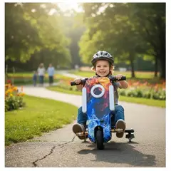 GENERICO - Juguete rodante electrico para niños con accesorios de seguridad