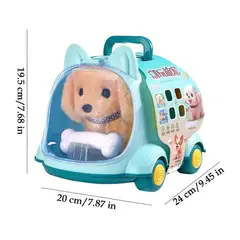 MARKET TOYS - Mascota Infantil Perrito Con Sonidos + Movimiento