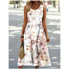 BABY BEE - Vestido Para Mujer Manga Corta