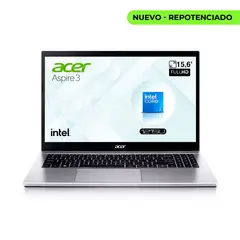 ACER - Portátil A315-59-39GN 156 FHD IPS Intel i3-1215U 16GB RAM 512GB SSD Gris