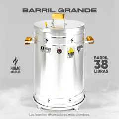 HUMO BARRILES - Barril Grande de 38 Libras