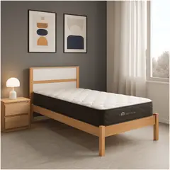 2020 HOME - Combo Colchón 90 x 1,90 cm + Cama Sencilla Viena