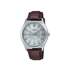 CASIO - Reloj Para Caballero Calendario Vintage MTP-V006L-7CUDF Marron