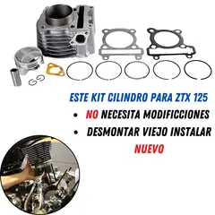 REVO - Kit cilindro completo moto xtz libero ybr repuestos