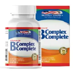 HEALTHY AMERICA - B COMPLEX COMPLETE / SUPLEMENTO X 60 SOFTGELS.