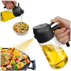 ONE PIXEL - Dispensador De Aceite 2 En 1 Rociador De Botella Vertedor Cocina