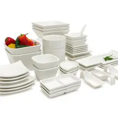FOH - Plato de dos compartimentos Catalyst® 2 oz pack de 12 pcs