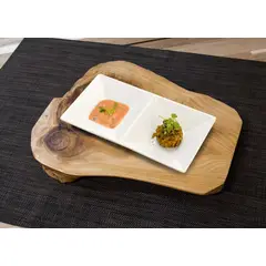 FOH - Plato Dividido Kyoto™ 6 oz 9 x 45 Pack de 6 Piezas