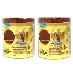 GENERICO - Mascarilla Bomba Botánica Sos 400 Ml - Ritual Botanico x2