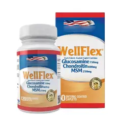 HEALTHY AMERICA - SUPLEMENTO CON GLUCOSAMINA Y CHONDROITINA X 120U WELLFLEX