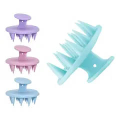 GENERICO - Cepillo Masajeador Champú De Silicona Baño Ducha Capilar