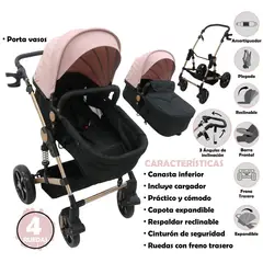 BEBESITOS - COCHE MODERNO MOISES MARCA