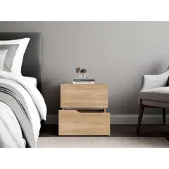 RTA DESIGN - Mesa de Noche Bonnie Fresno Europeo y Blancco Duqueza_.