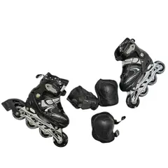 DISTRIONLINE - Kit Patines Niñas Expandible Semiprofesional Sports