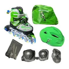 DISTRIONLINE - Kit Patines Niñas Expandible Semiprofesional Sports