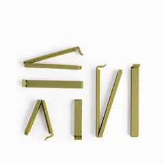 AMBIENTE GOURMET - Clips para bolsas verde set x6