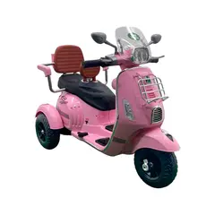 BEBESUNITA - Moto Eléctrica 12v Vespa Bb 2 Asientos Llnta Goma