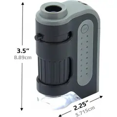 GENERICO - Microscopio de Bolsillo Carson 60-120X