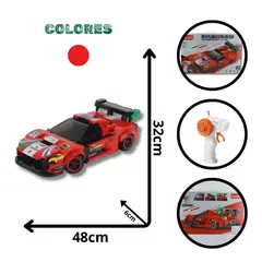 SWISSHOME - JUEGO DE CONSTRUCCION FICHAS PARA ARMAR CARRO +6 AÑOS