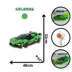 SWISSHOME - JUEGO DE CONSTRUCCION FICHAS PARA ARMAR CARRO +6 AÑOS