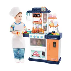 GENERICO - Estufa de cocina completa para niños fregadero de vapor