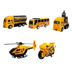 GENERICO - Camion Helicoptero Bus Moto Retroexcavadora Construccion