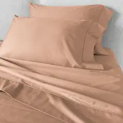 KAMUCHY - Juego de cama 300 hilos 100% algodón Nude