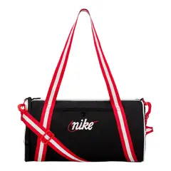 NIKE - Maletin Heritage Retro Duffel Bag 13L-Negro/Rojo
