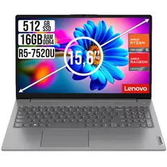LENOVO - PORTATIL V15 AMD RYZEN 5 7520U SSD 512GB RAM 16GB 15,6" FHD