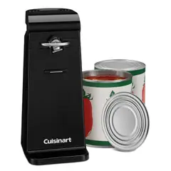 CUISINART - ABRELATAS DE CORTE LATERAL NEGRO