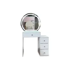 GENERICO - Espejo tocador luz led blanco moderno