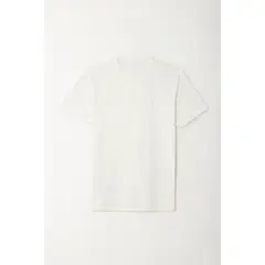 TENNIS - Camiseta con raqueta bordada crudo para hombre