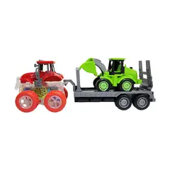 GENERICO - Tractor Camion Niñera Retroexcavadora Juguete Interactivo