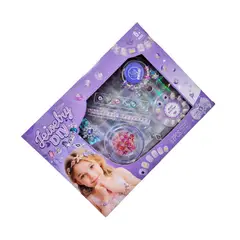 GENERICO - Kit Manicure Hacer Pulseras Juguete Niñas Princesa