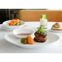 FOH - Juego de 6 tazas y platillos Ellipse™ de 8 oz pack