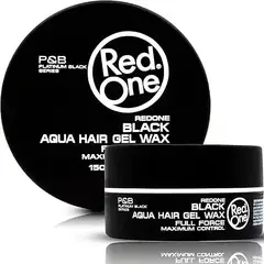 RED ONE - Cera moldeadora hair gel wax Black fragancia cítrica