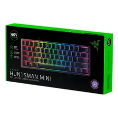 RAZER - Teclado Huntsman Mini Switch Purple 60 % Negr