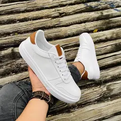 DEPORTIVA - Tenis Caballero Casual Colores Hombre Deportivo- Blanco