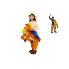 GENERICO - Disfraz Inflable Para Niños Para Montar Modelo Pony