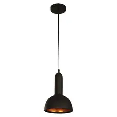 DESIGNER - LAMPARA COLGANTE NEGRA 1 LUZ IKELITE MODERNA