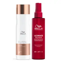 WELLA - Shampoo Fusion con Termoprotector Ultimate Repair