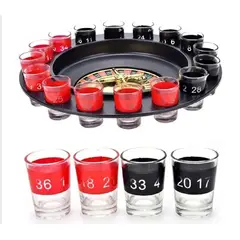 SKY - Juego de ruleta de casino con 16 tragos