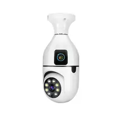 GENERICO - Cámara De Bombillo Doble Lente WiFi V380
