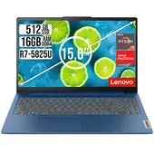 LENOVO - PORTATIL SLIM 3 AMD RYZEN 7-5825U SSD 512GB RAM 16GB 15,6" FHD
