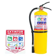 GENERICO - EXTINTOR MULTIPROPOSITO ABC 10LBS