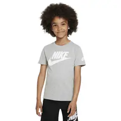 NIKE - Camiseta Niño Futura Evergreen 86J575-042 Gris Casual