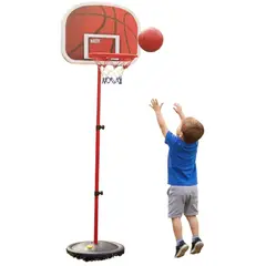 KIDSHOP - Cesta Baloncesto Metal + Malla Aro Basketball X-5238