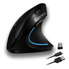 GFORCE - Mouse Ergonómico Inalambrico Recargable Jertech Jr322